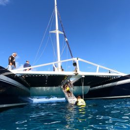 a large ship in a body of water