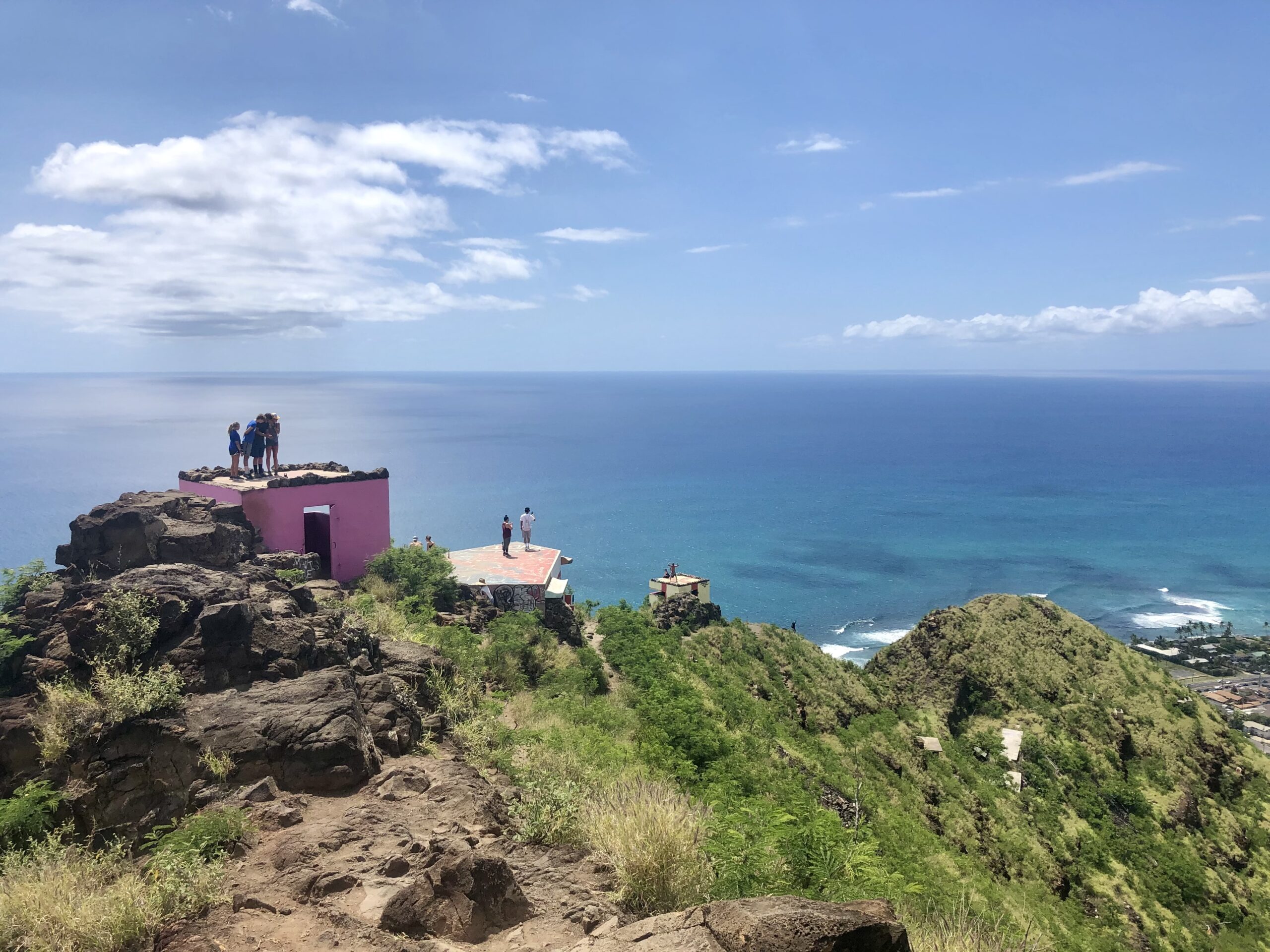 Pink pillbox hike in Nanakuli